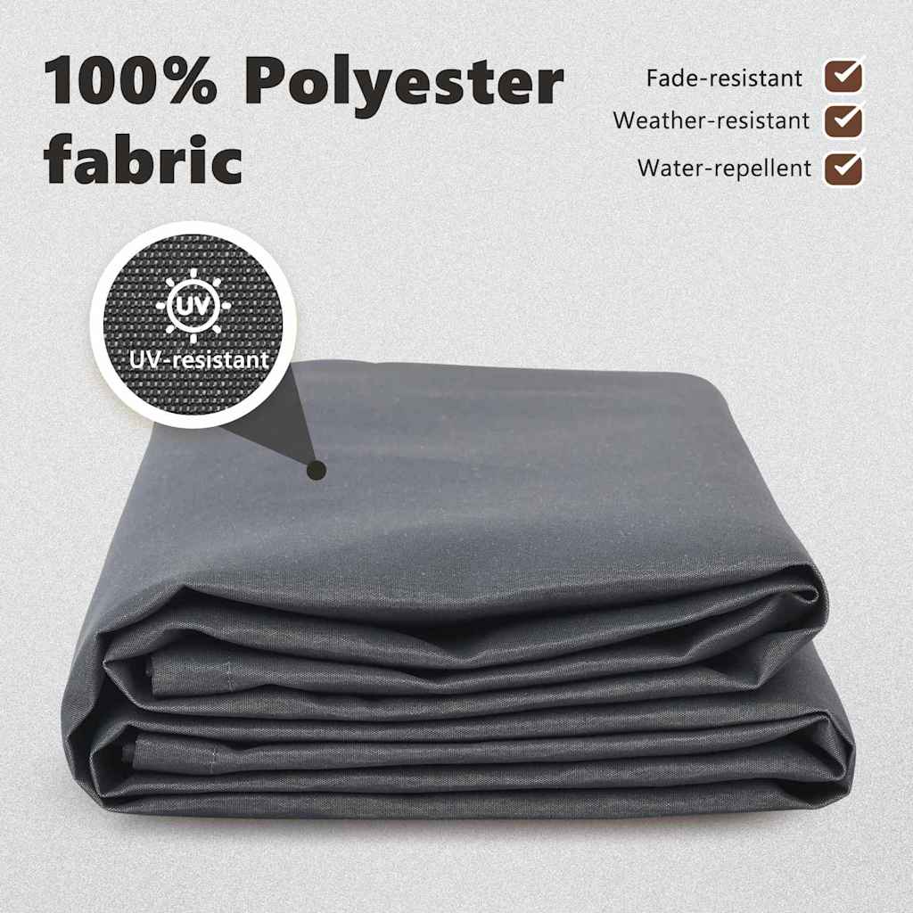Awning Replacement Fabric Anthracite 2.5 x 2 m Polyester