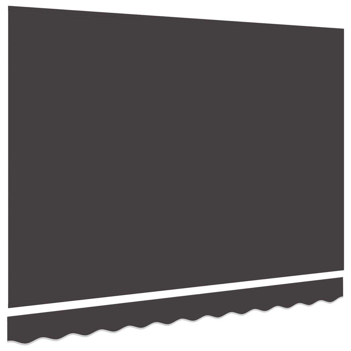Awning Replacement Fabric Anthracite 235 x 195 cm Polyester