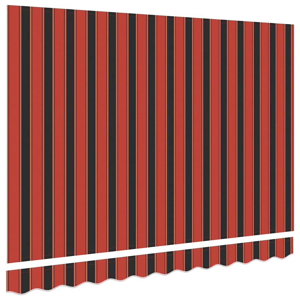 Awning Replacement Fabric Orange and Brown 3.5 x 2 m Polyester