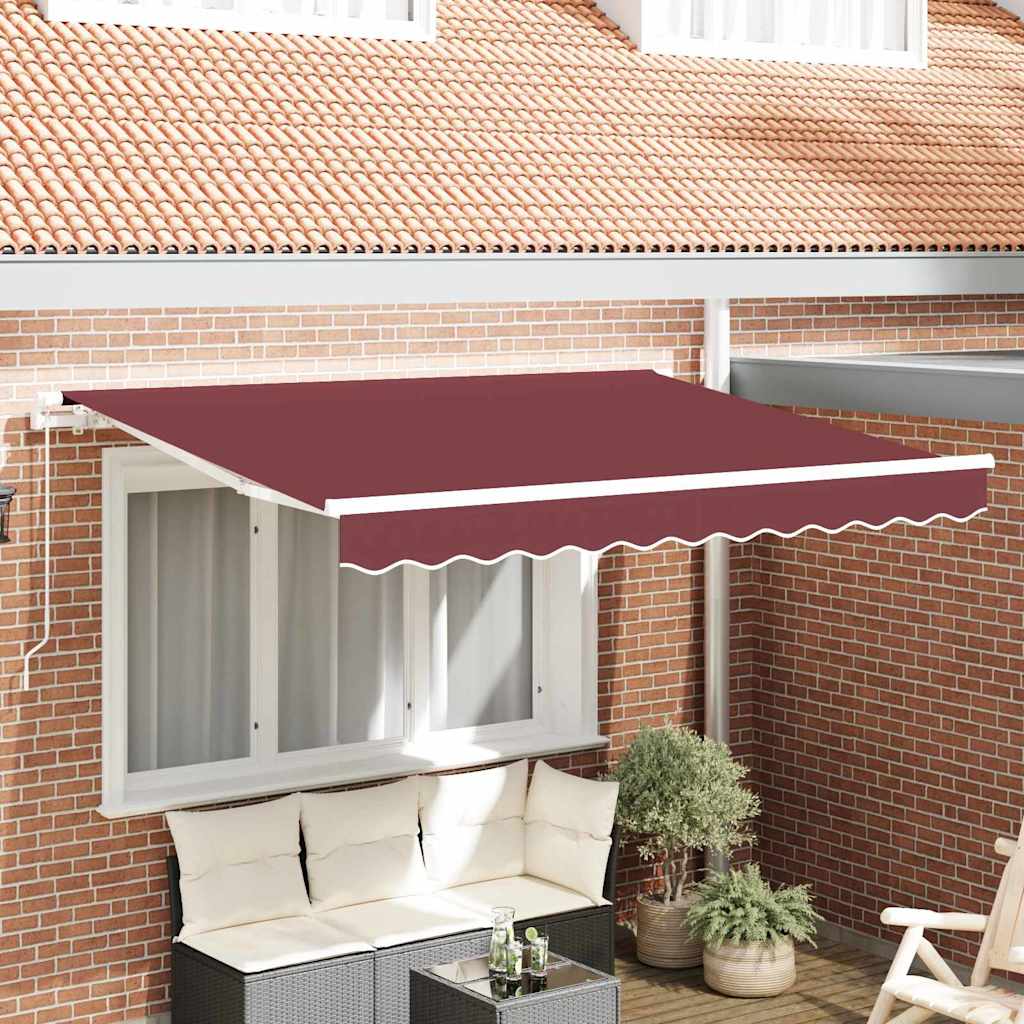 Awning Replacement Fabric Burgundy Red 2.5 x 2 m Polyester