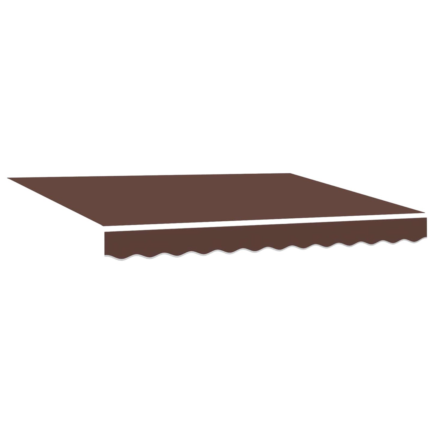 Awning Replacement Fabric Brown 235 x 195 cm Polyester