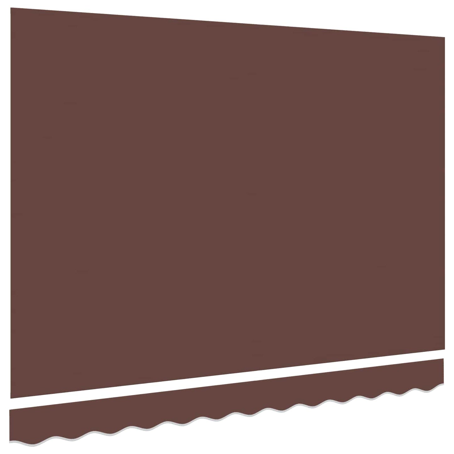 Awning Replacement Fabric Brown 235 x 195 cm Polyester