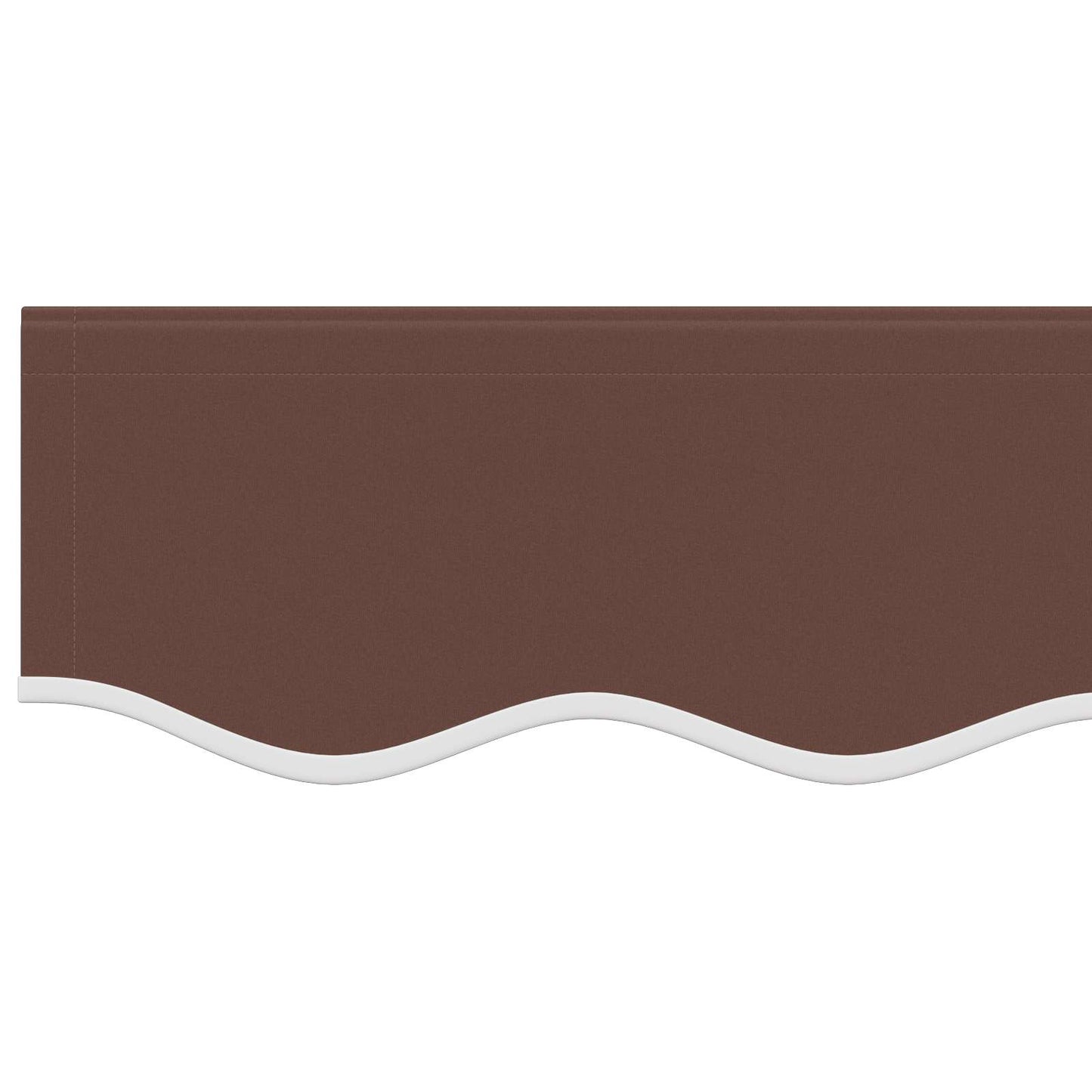 Awning Replacement Fabric Brown 330 x 195 cm Polyester