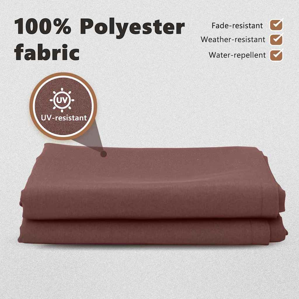 Awning Replacement Fabric Brown 3.5 x 2 m Polyester