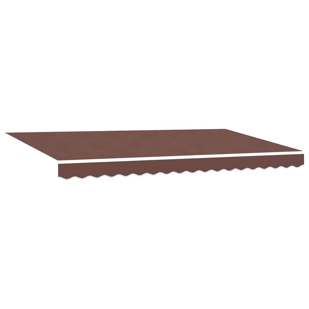 Awning Replacement Fabric Brown 4 x 2 m Polyester