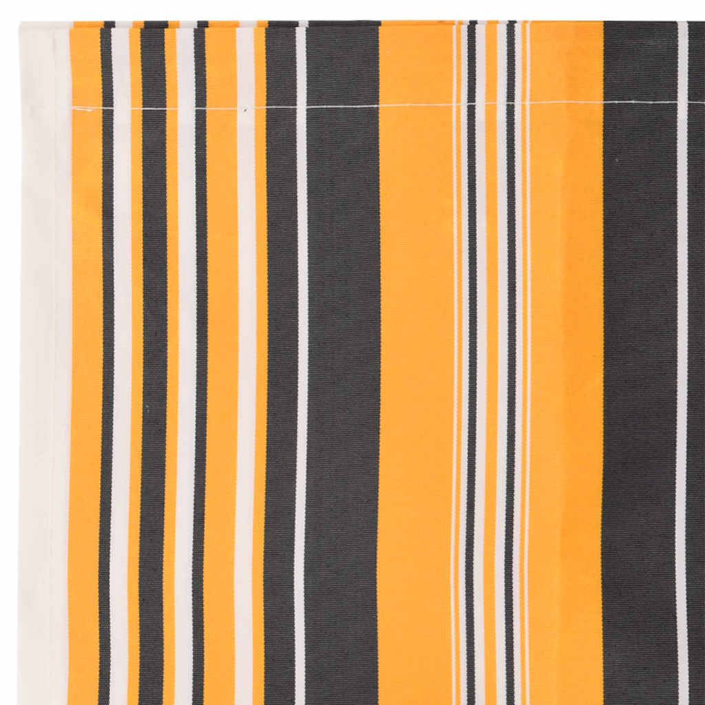 Awning Replacement Fabric Orange and Black 3.5 x 2 m Polyester