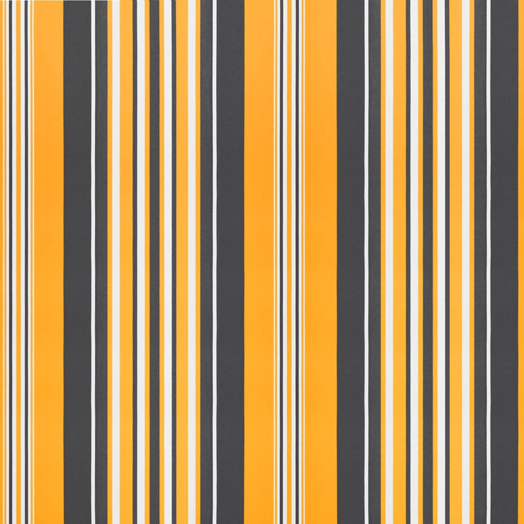Awning Replacement Fabric Orange and Black 3.5 x 2 m Polyester