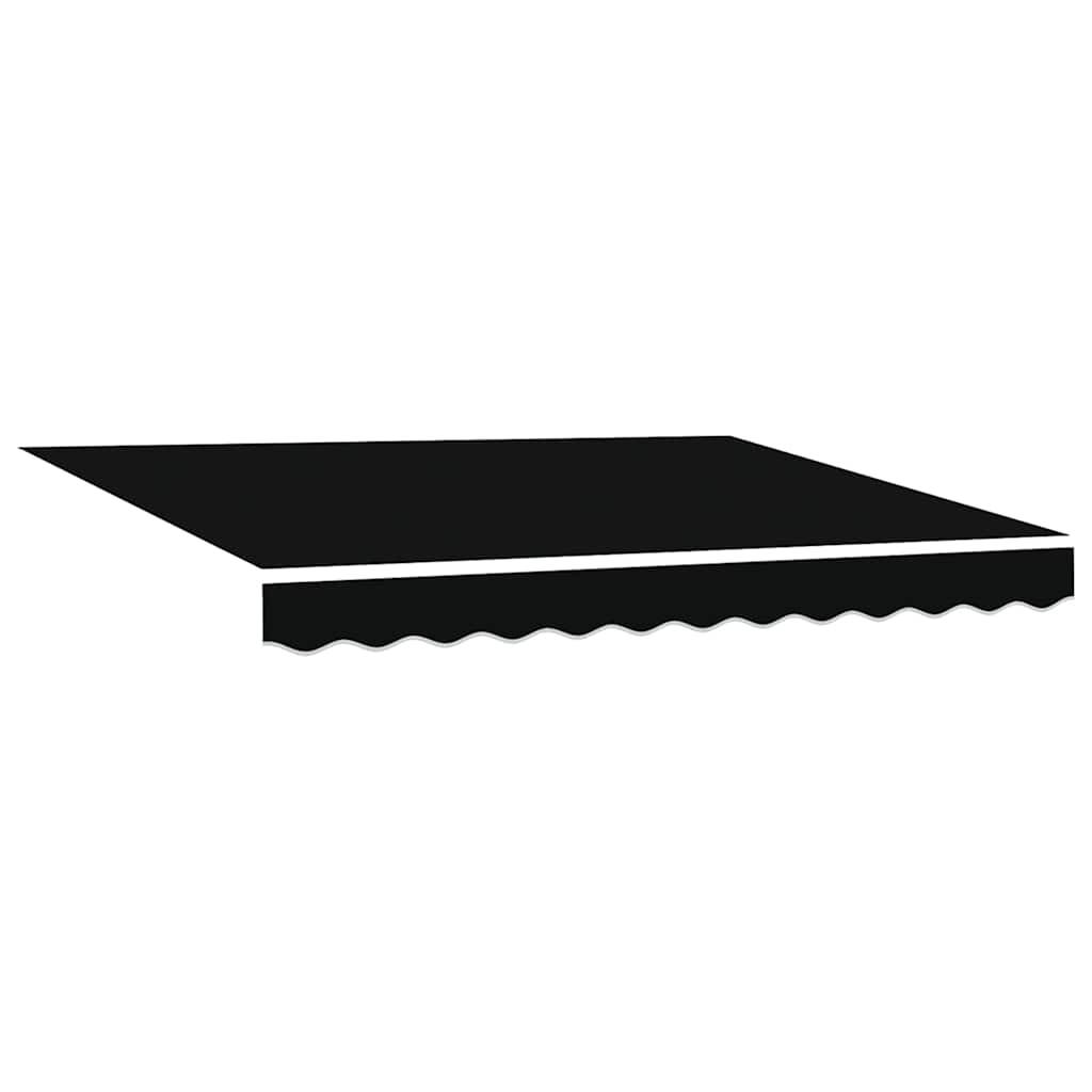 Awning Replacement Fabric Black 3 x 2.5 m Polyester