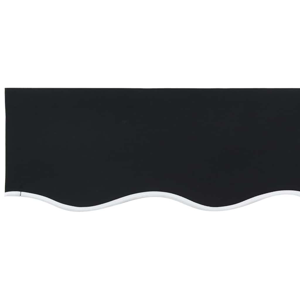 Awning Replacement Fabric Black 3.5 x 2.5 m Polyester