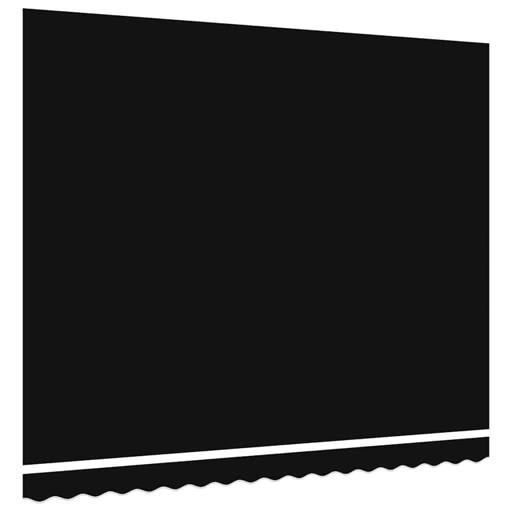 Awning Replacement Fabric Black 4 x 3 m Polyester