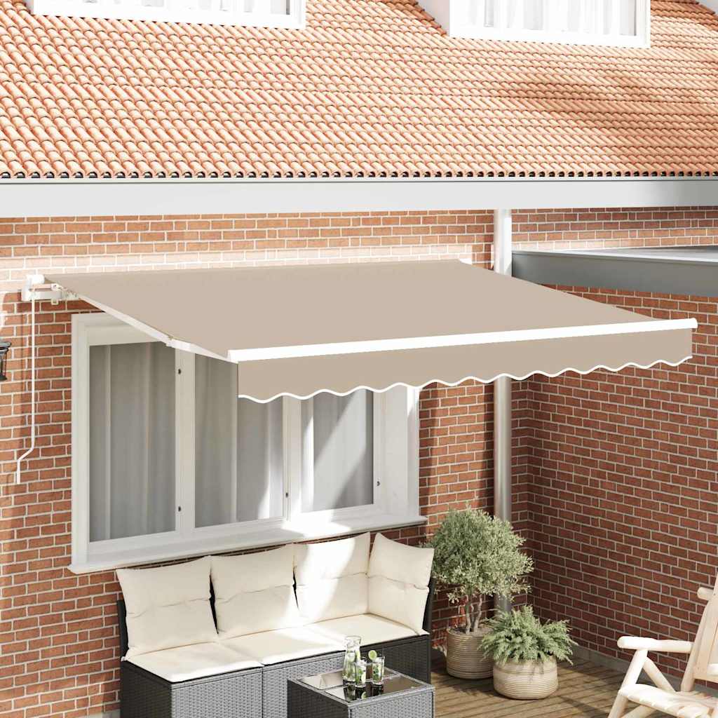 Awning Replacement Fabric Beige 3.5 x 2 m Polyester