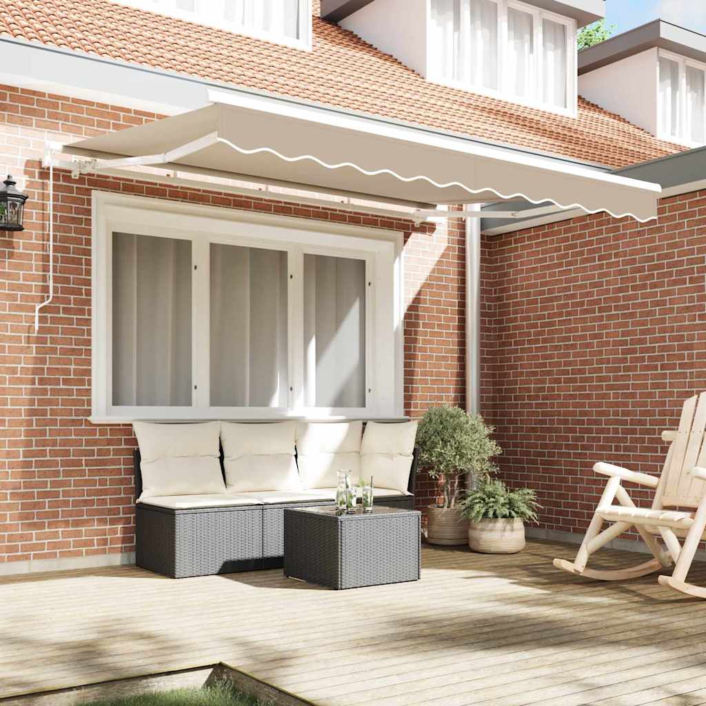 Awning Replacement Fabric Beige 3.5 x 2.5 m Polyester