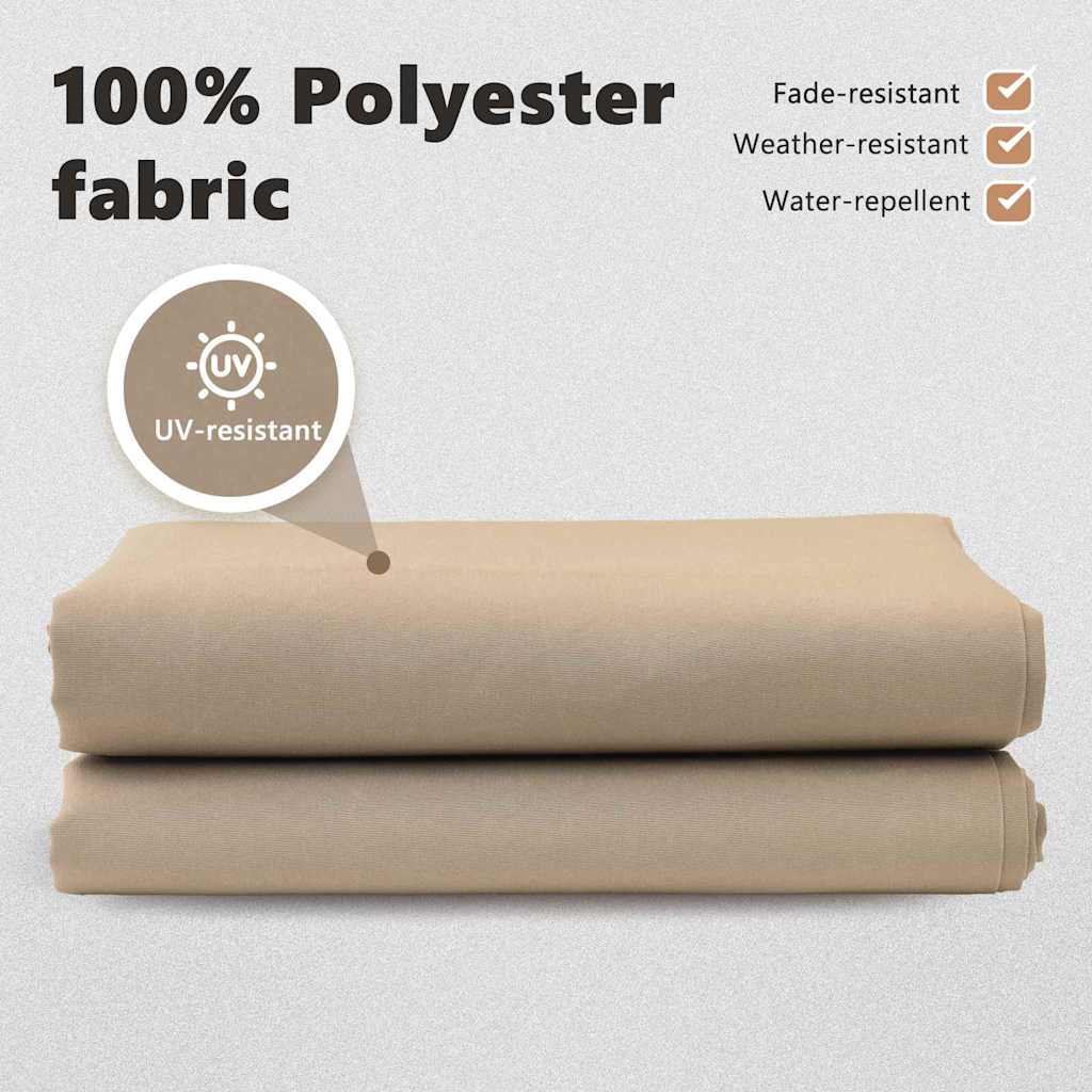 Awning Replacement Fabric Beige 4 x 3.5 m Polyester