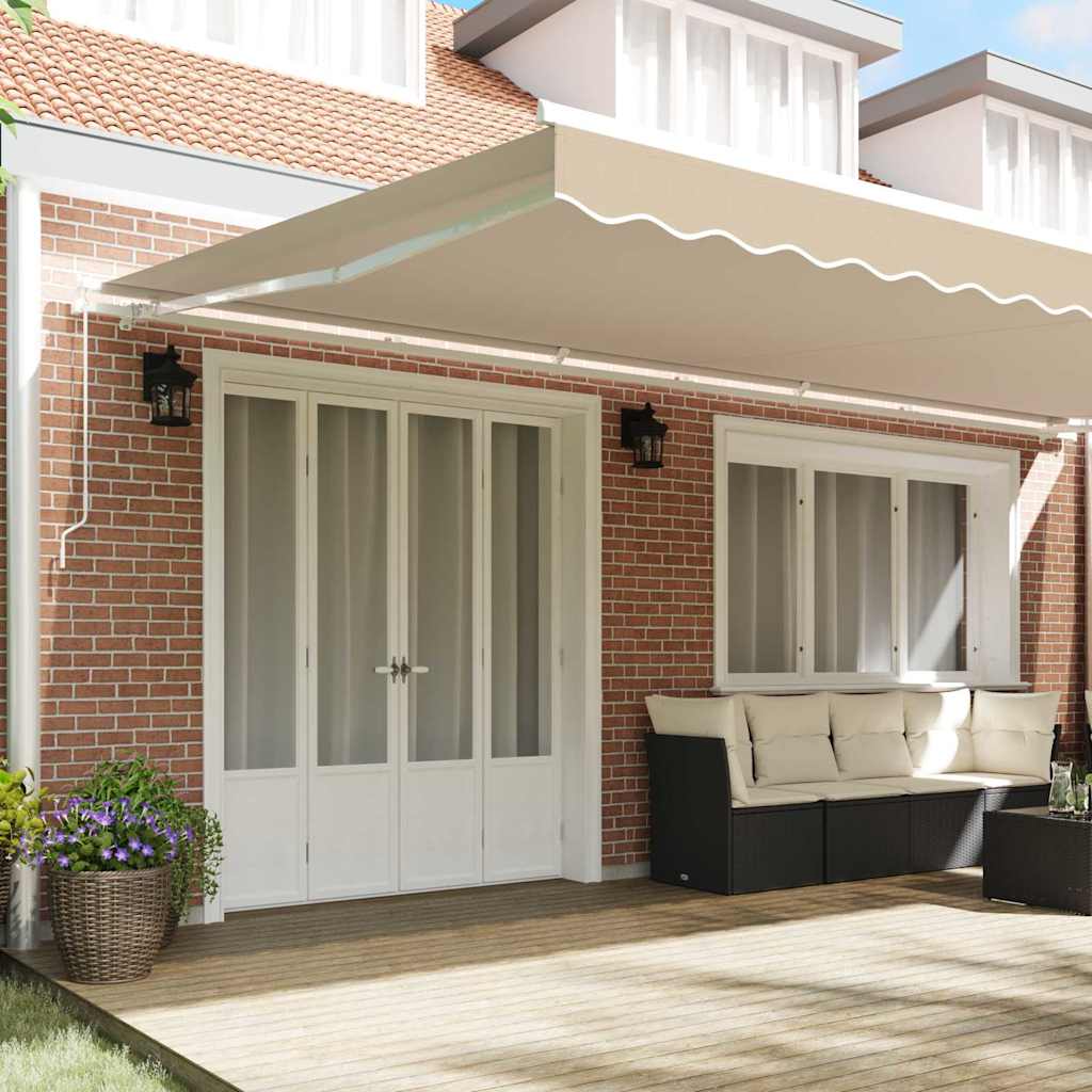 Awning Replacement Fabric Beige 6 x 3 m Polyester