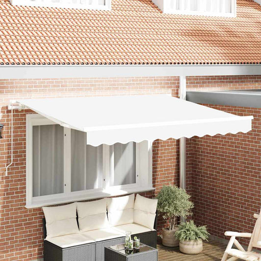 Awning Replacement Fabric White 3.5 x 2 m Polyester