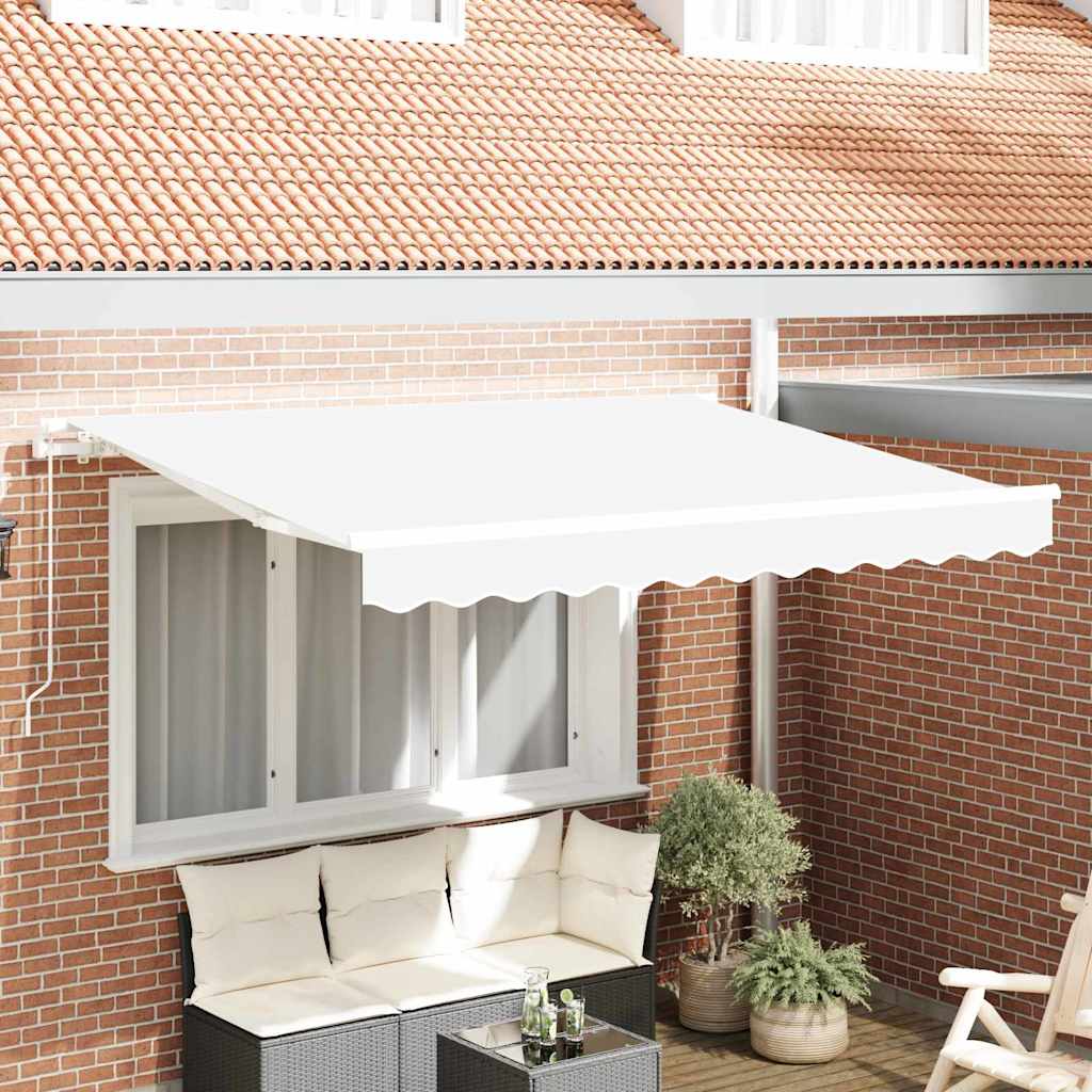 Awning Replacement Fabric White 3 x 2.5 m Polyester