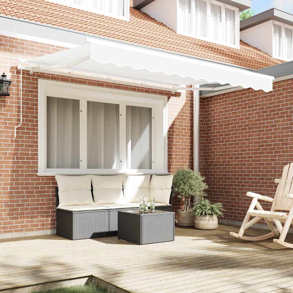 Awning Replacement Fabric White 3.5 x 2.5 m Polyester