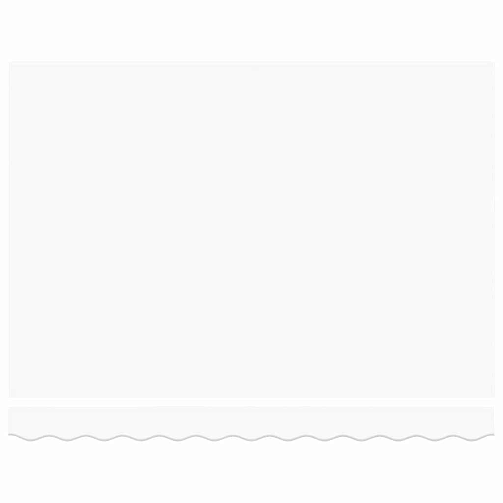 Awning Replacement Fabric White 3.5 x 2.5 m Polyester