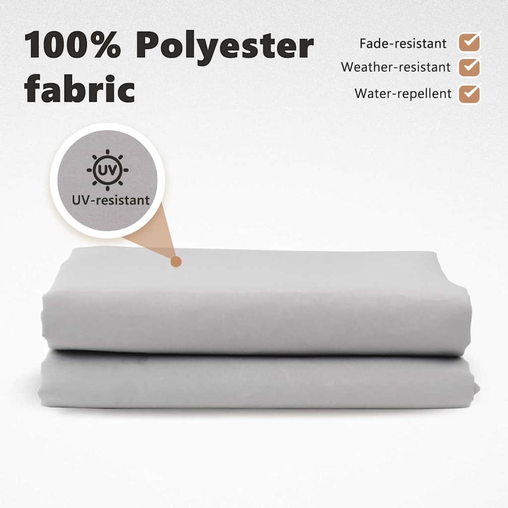 Awning Replacement Fabric Light Grey 3 x 2.5 m Polyester