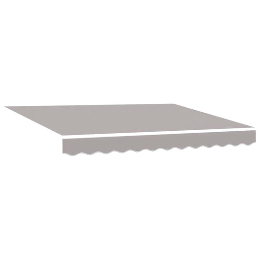 Awning Replacement Fabric Light Grey 3 x 2.5 m Polyester