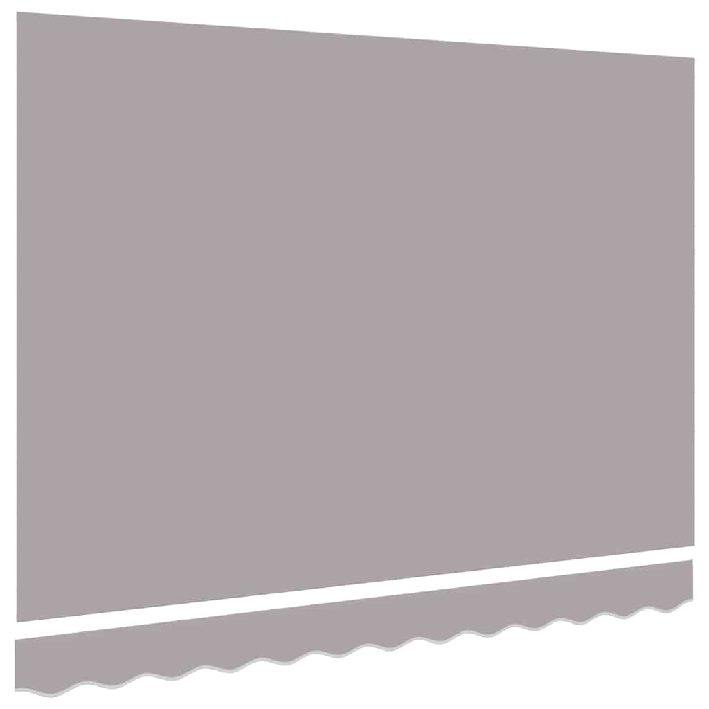 Awning Replacement Fabric Light Grey 3 x 2.5 m Polyester