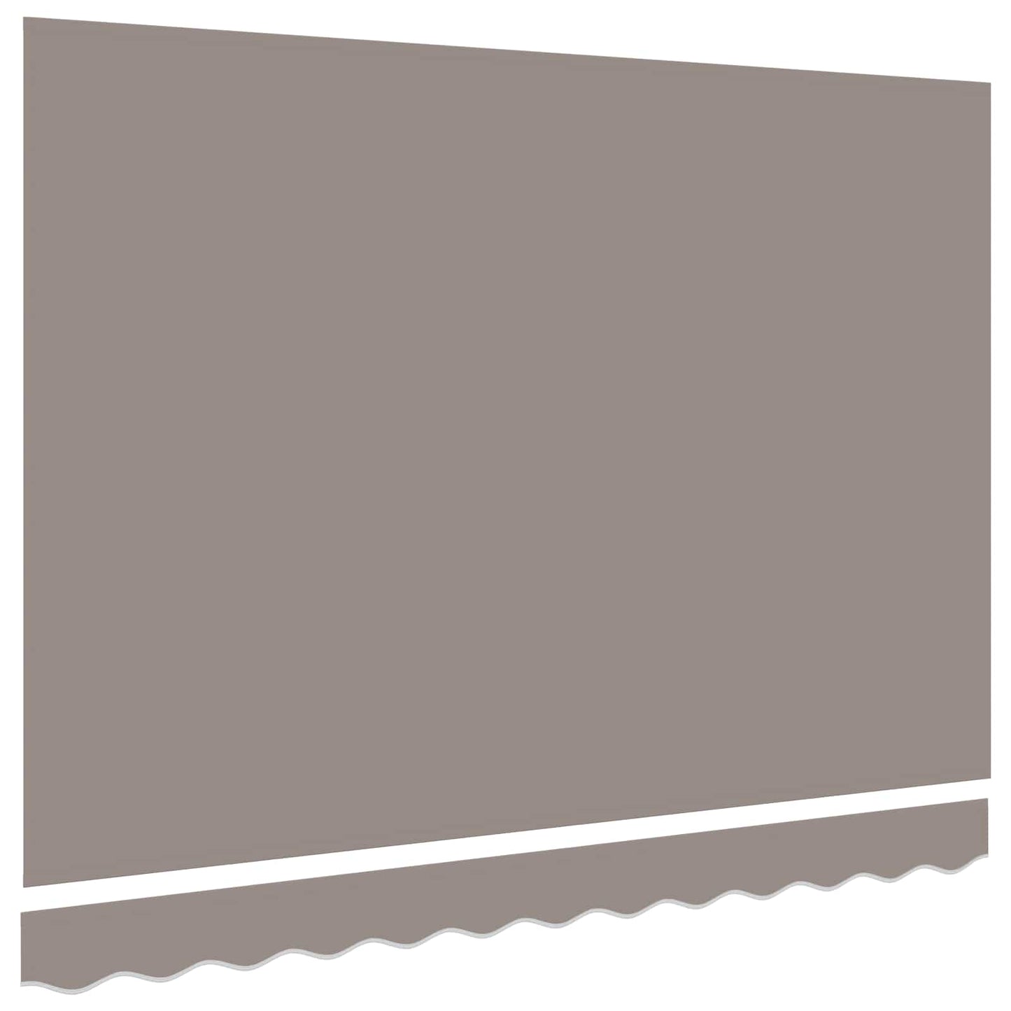 Awning Replacement Fabric Light Grey 280 x 245 cm Polyester
