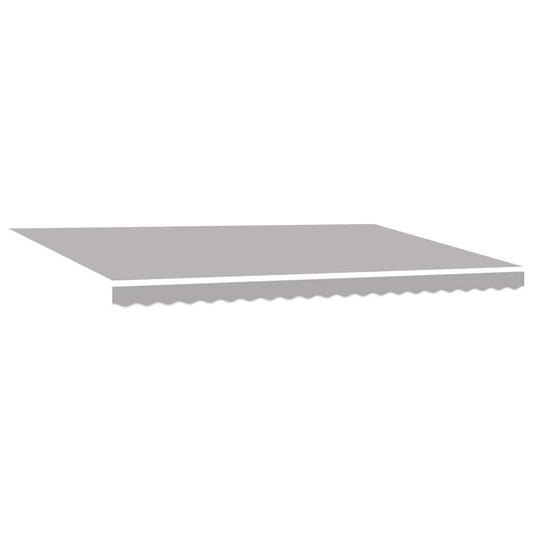 Awning Replacement Fabric Light Grey 5 x 3 m Polyester