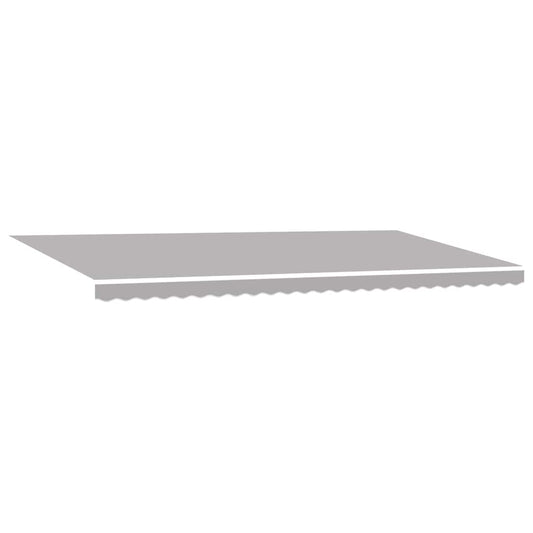 Awning Replacement Fabric Light Grey 6 x 3 m Polyester