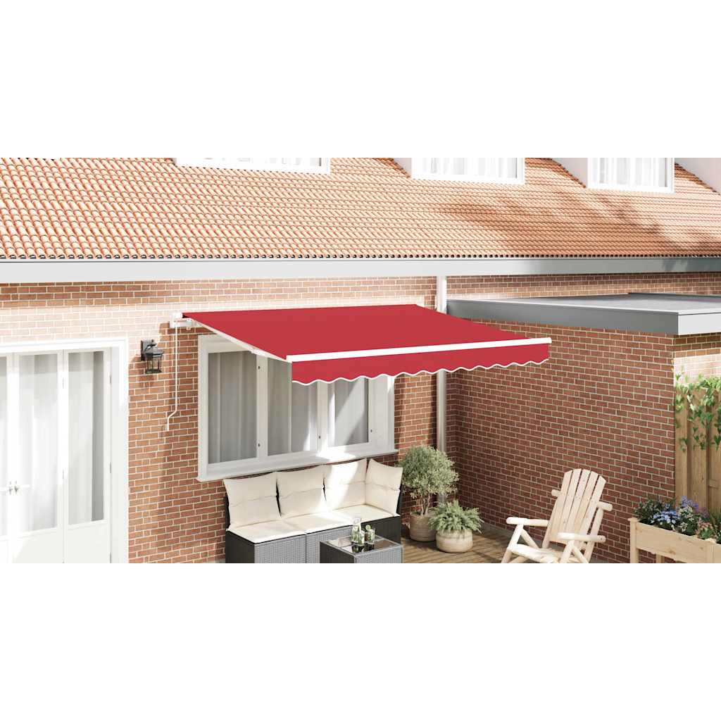 Awning Replacement Fabric Red 3 x 2.5 m Polyester