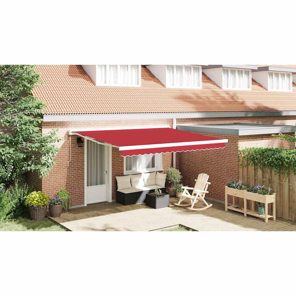 Awning Replacement Fabric Red 4 x 3 m Polyester