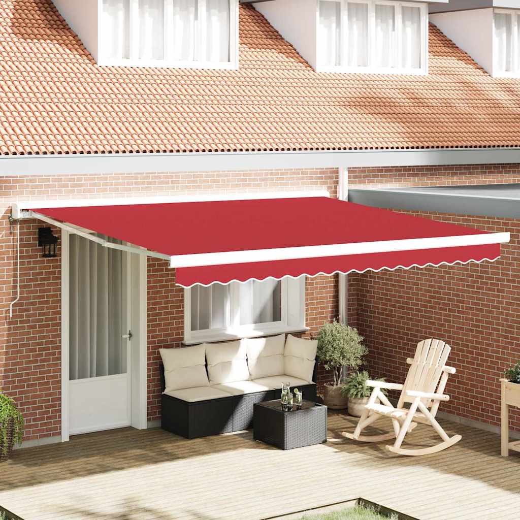 Awning Replacement Fabric Red 4 x 3 m Polyester