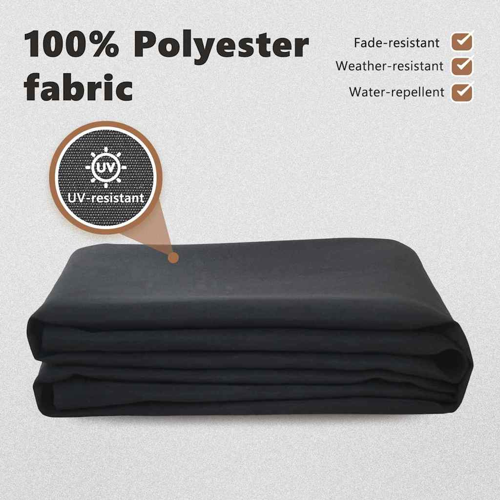 Awning Valance Replacement Anthracite Stripe 2.5 m Polyester