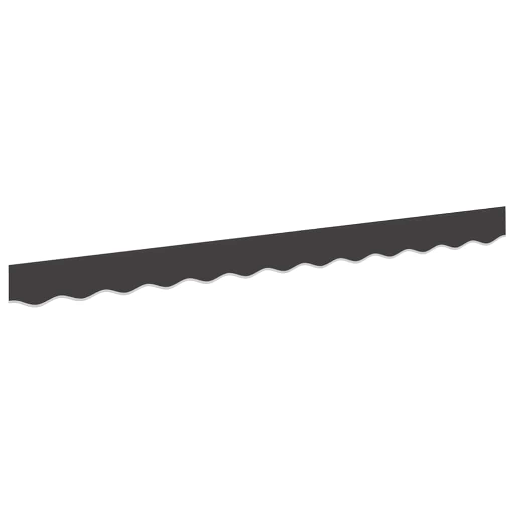 Awning Valance Replacement Anthracite Stripe 2.5 m Polyester