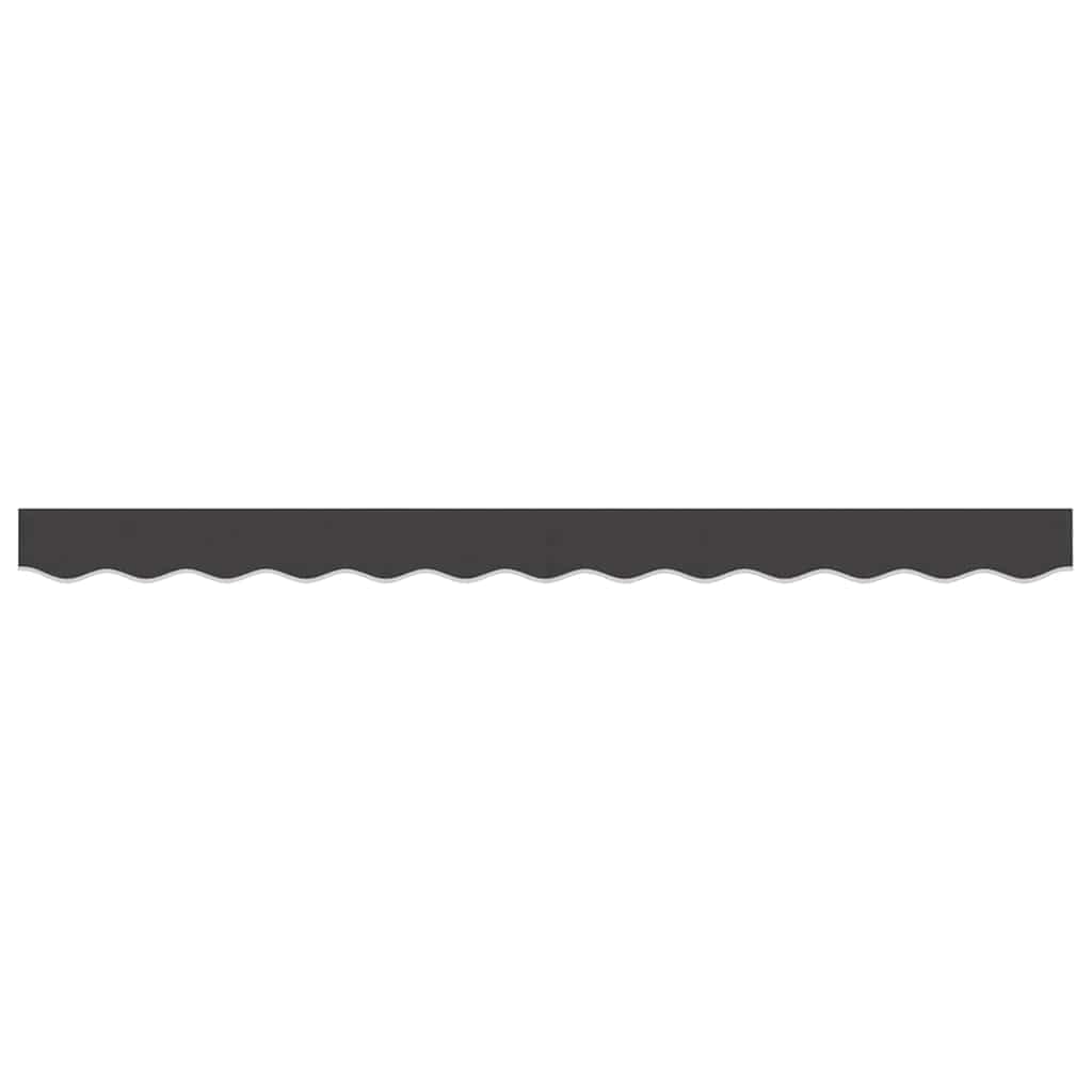 Awning Valance Replacement Anthracite Stripe 2.5 m Polyester
