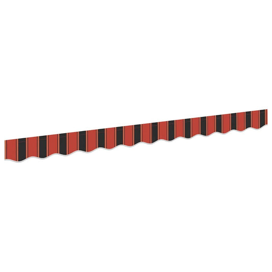 Awning Valance Replacement Orange / Black / Yellow 2.5 m Polyester