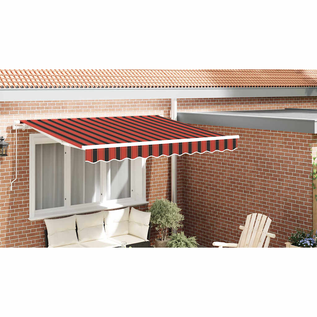 Awning Valance Replacement Orange / Black / Yellow 3.5 m Polyester