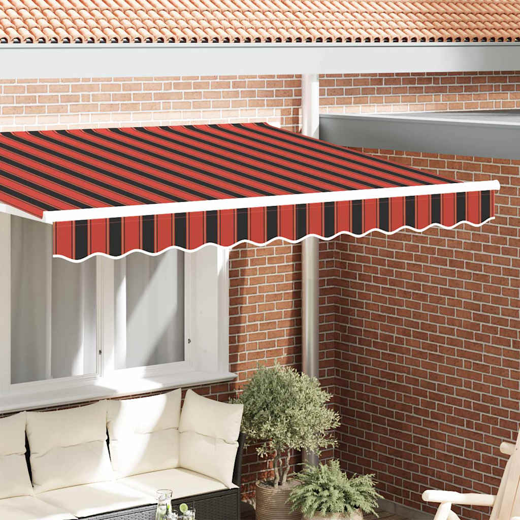Awning Valance Replacement Orange / Black / Yellow 3.5 m Polyester