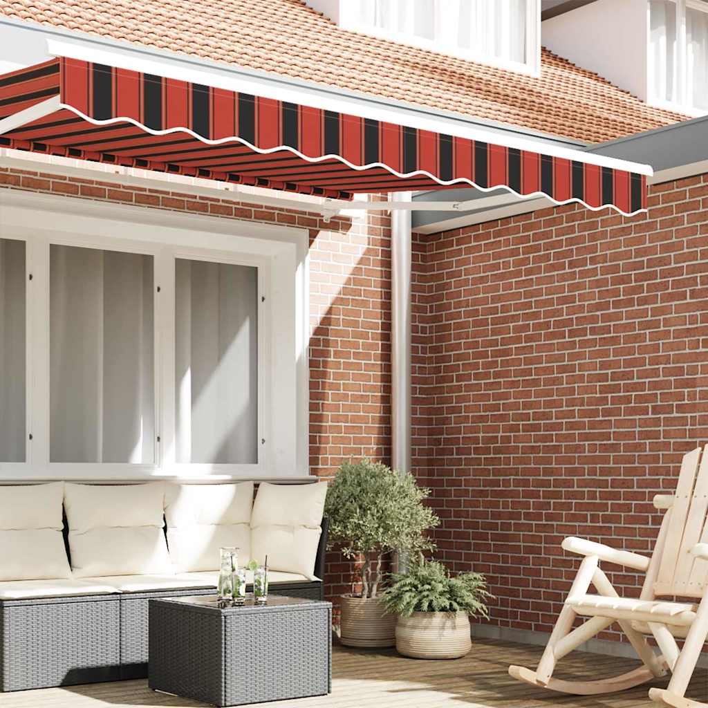 Awning Valance Replacement Orange / Black / Yellow 3.5 m Polyester