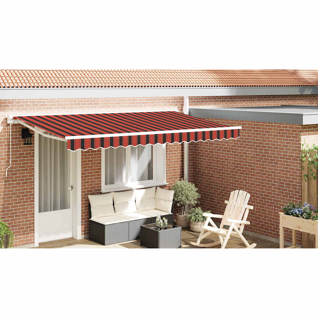 Awning Valance Replacement Orange / Black / Yellow 4 m Polyester