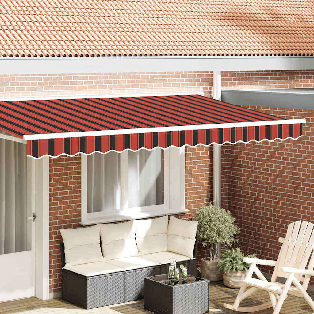 Awning Valance Replacement Orange / Black / Yellow 4 m Polyester