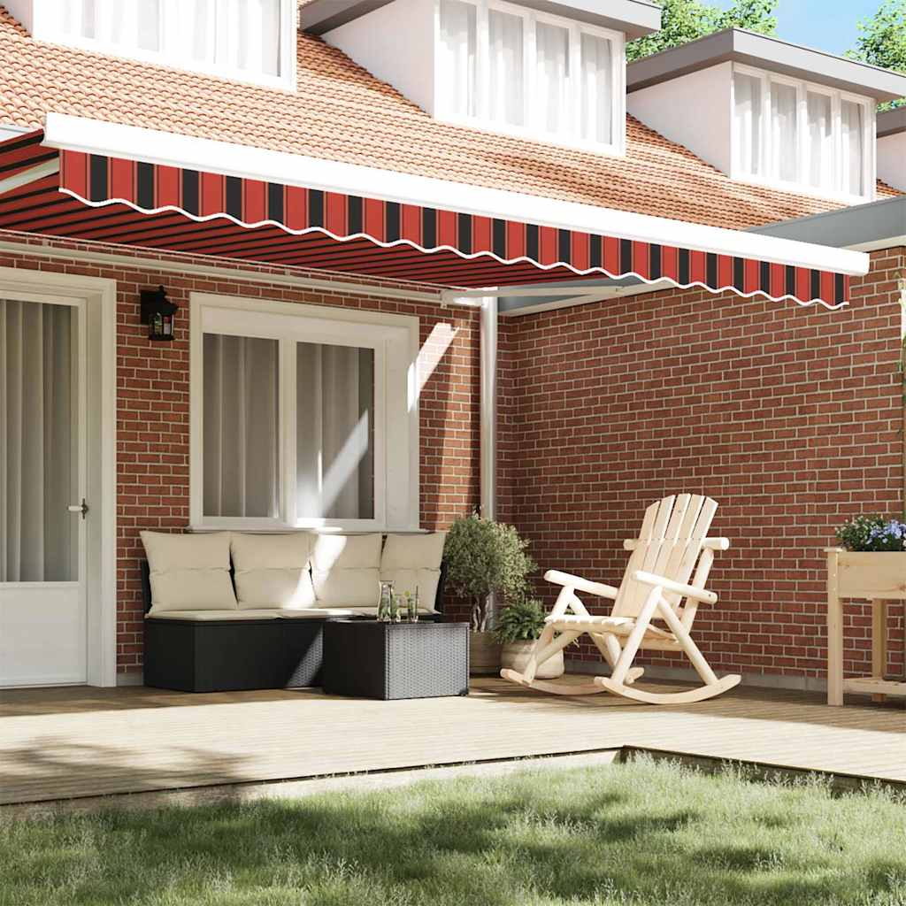 Awning Valance Replacement Orange / Black / Yellow 4.5 m Polyester