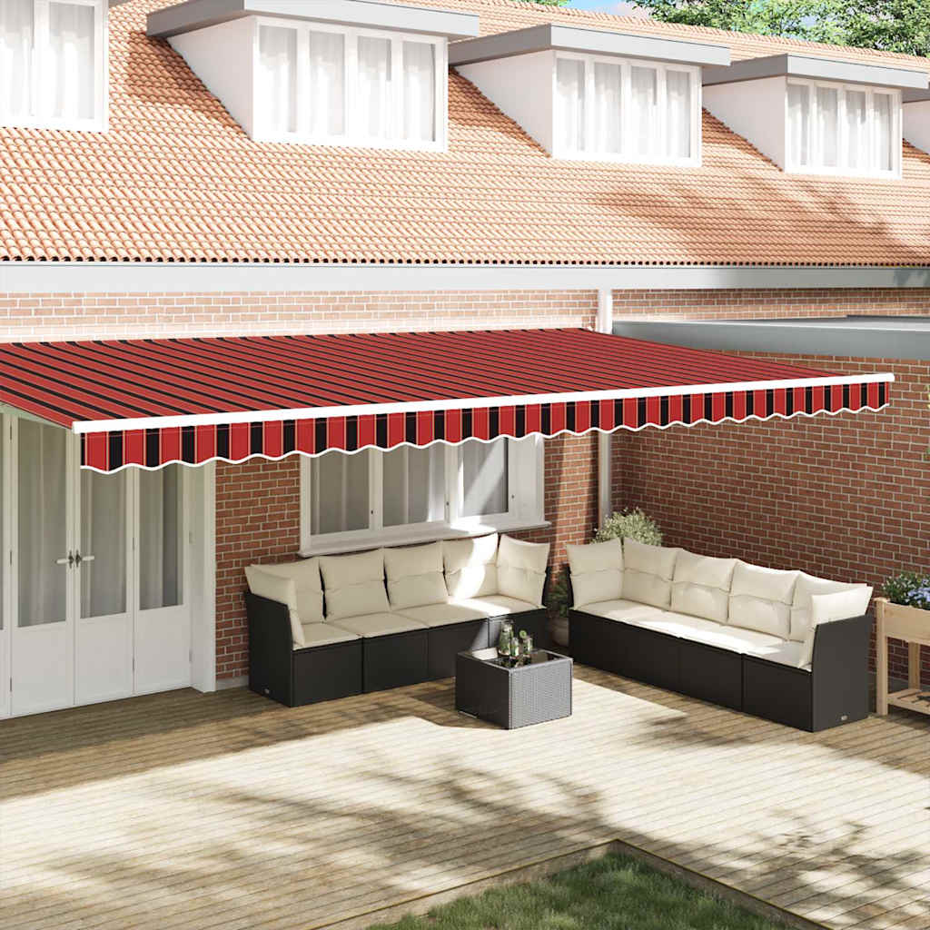Awning Valance Replacement Orange / Black / Yellow 6 m Polyester