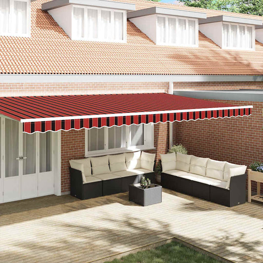 Awning Valance Replacement Orange / Black / Yellow 6 m Polyester