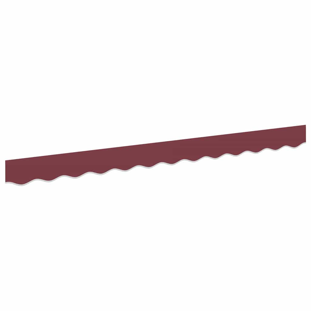 Awning Valance Replacement Burgundy Stripe 2.5 m Polyester