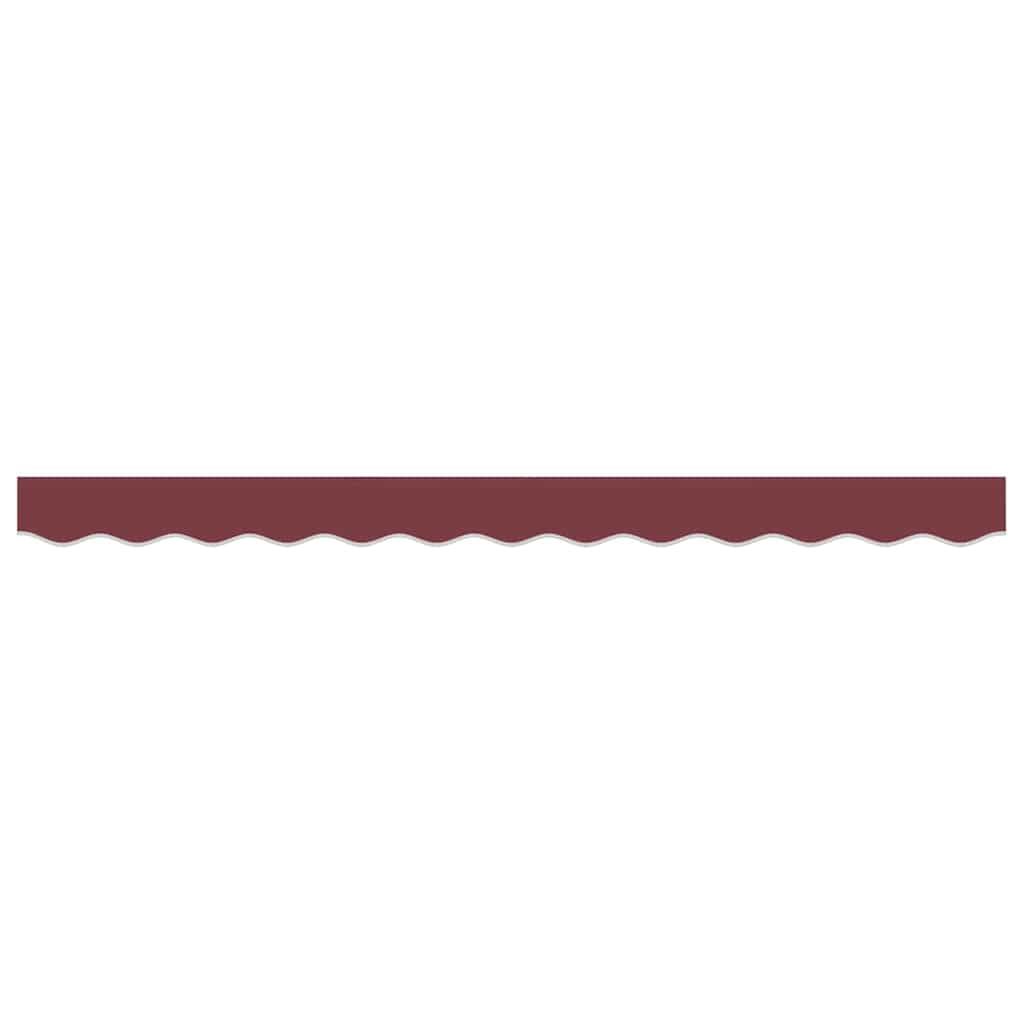 Awning Valance Replacement Burgundy Stripe 2.5 m Polyester