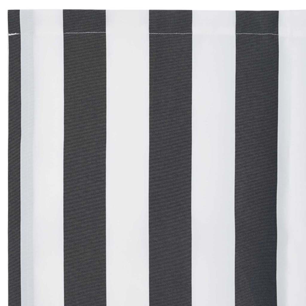 Awning Valance Replacement Anthracite and White 2.5 m Polyester