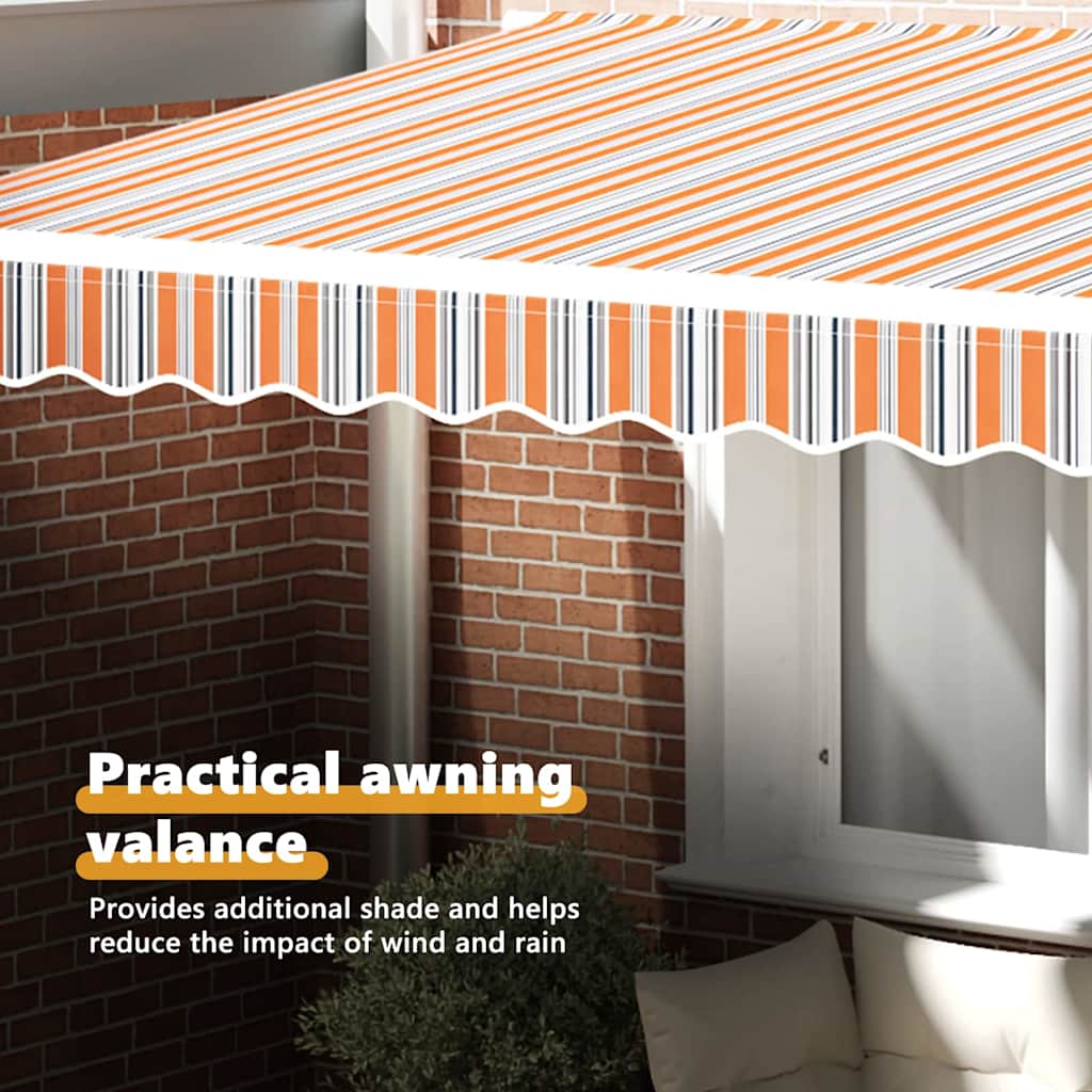 Awning Valance Replacement Multicolour 2.5 m Polyester