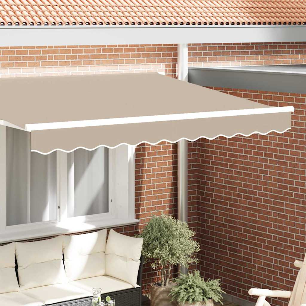 Awning Valance Replacement Beige 2.5 m Polyester