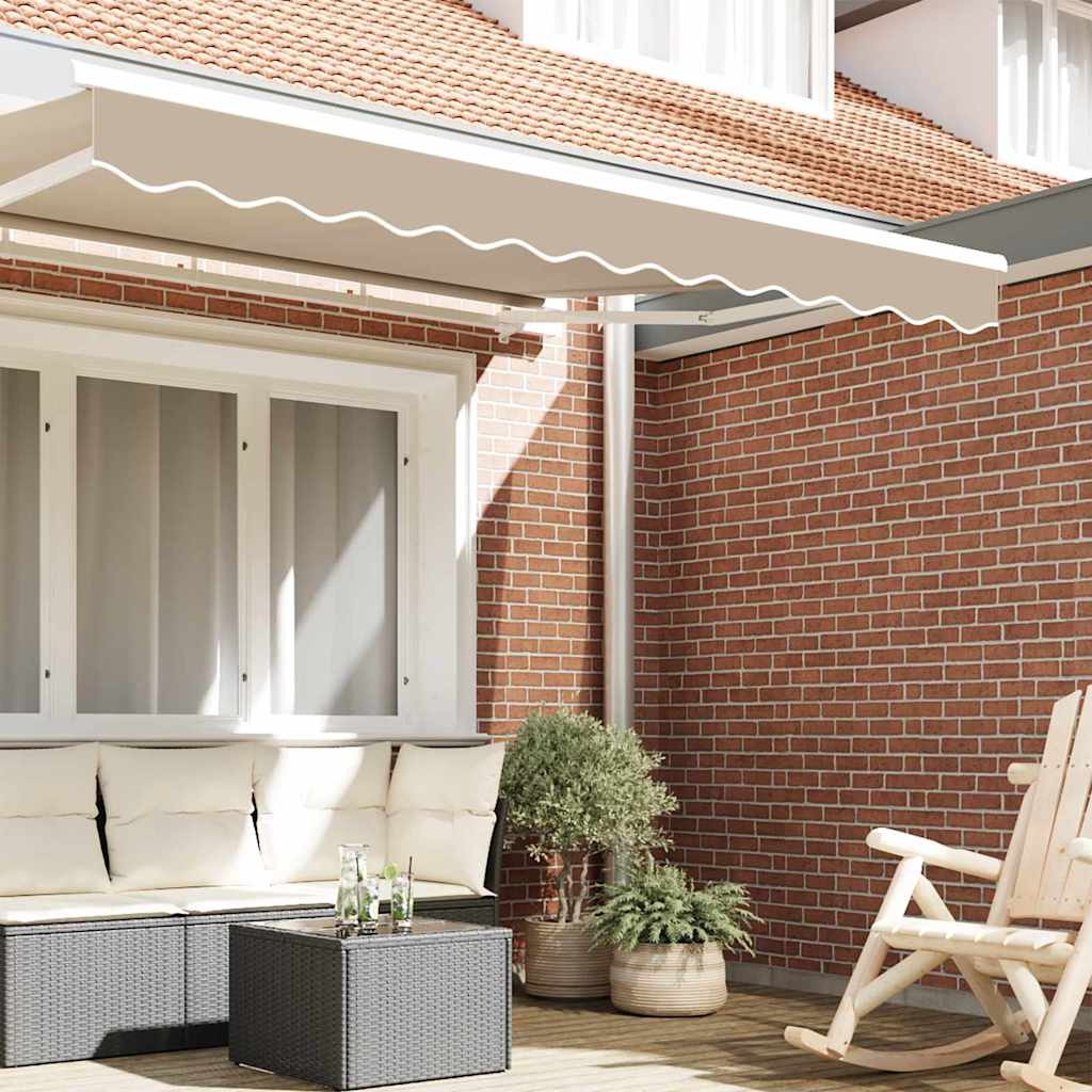 Awning Valance Replacement Beige 3.5 m Polyester