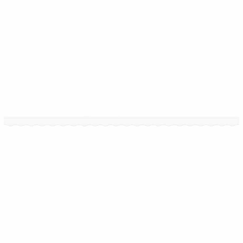 Awning Valance Replacement White 480 x 20 cm Polyester